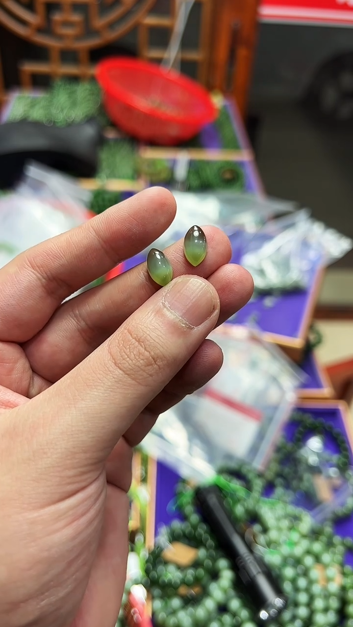 颈饰未镶嵌和田玉和田玉碧玉猫眼戒面多样性其一发货