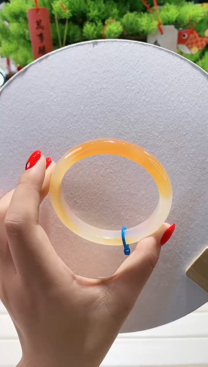 【闪购商品】玛瑙/玉髓手镯未镶嵌37-62.7