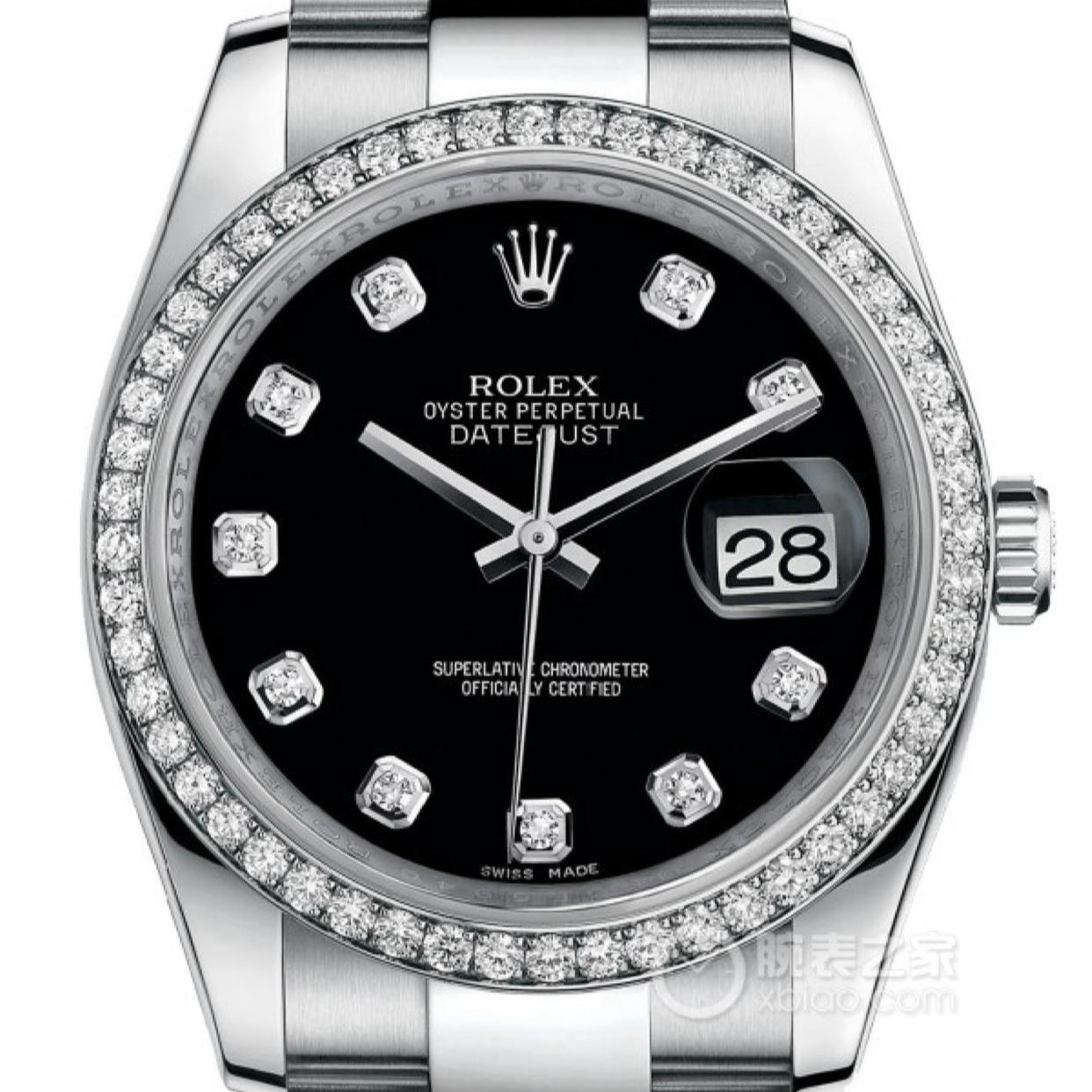 99新 Rolex/劳力士 哈奢馆/潮人/日志116244黑盘内外钻36mm/全套