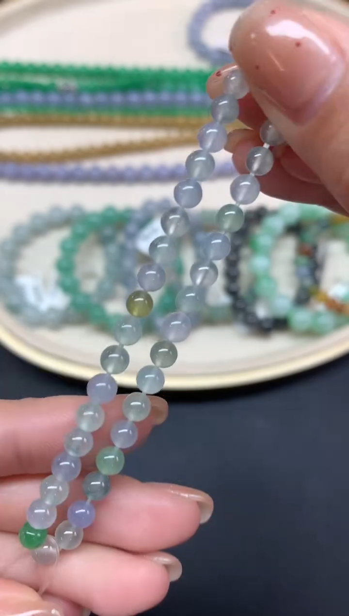 【闪购商品】翡翠手链未镶嵌手串A464|5800