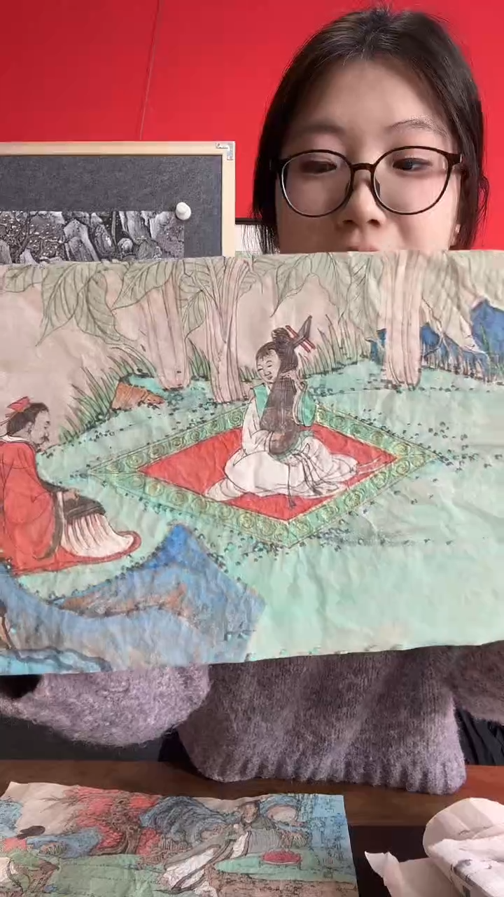 书法B*VWX朱老师 知音难觅 对弹