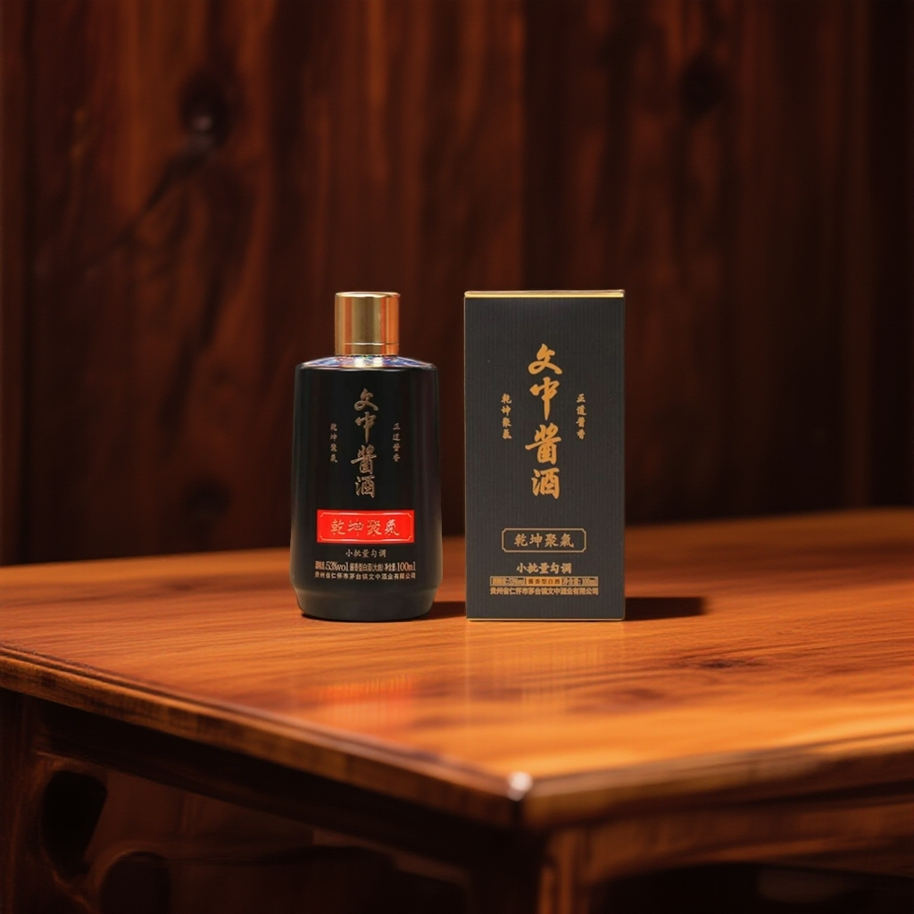 臻大师文中 小酒 乾坤聚气（整箱）53度100ml*12