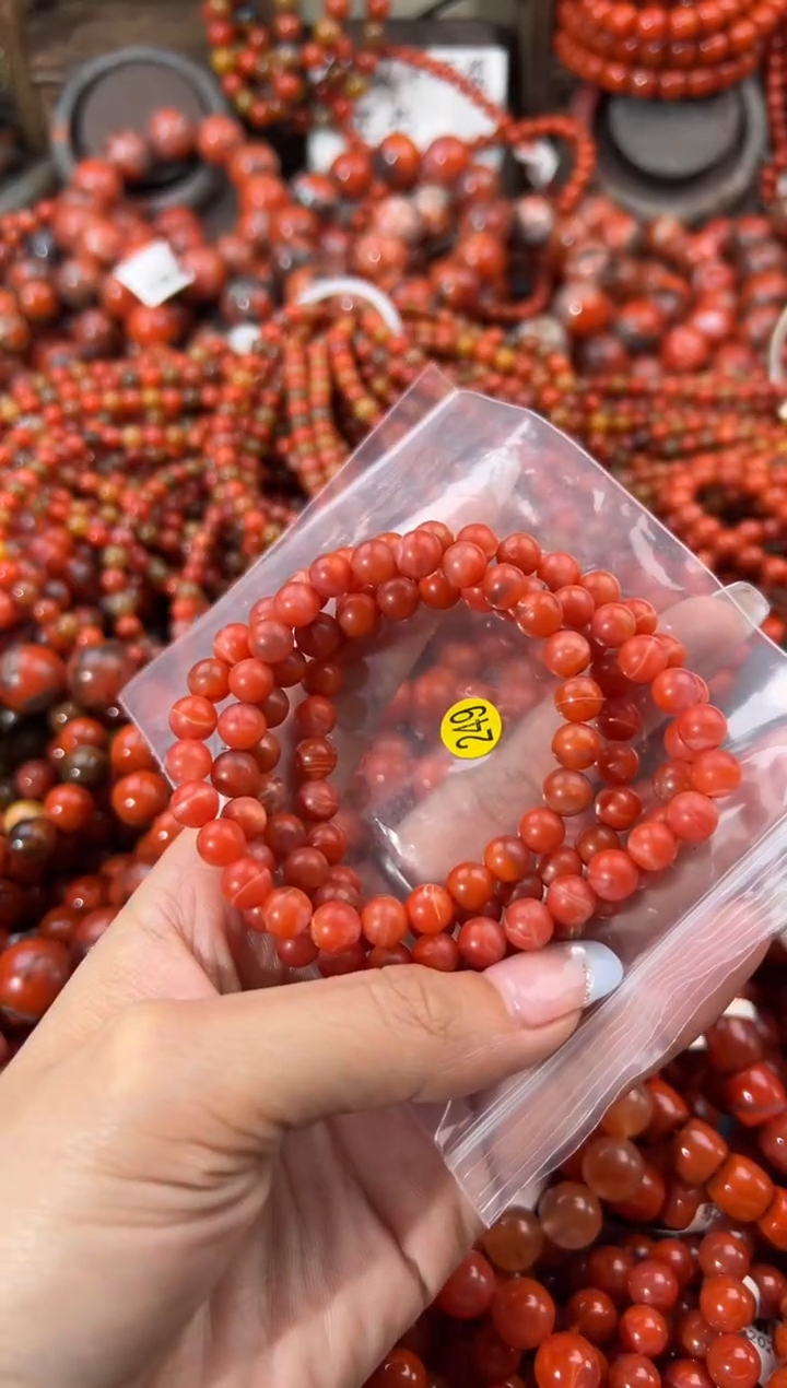 未镶嵌手串南红玛瑙7