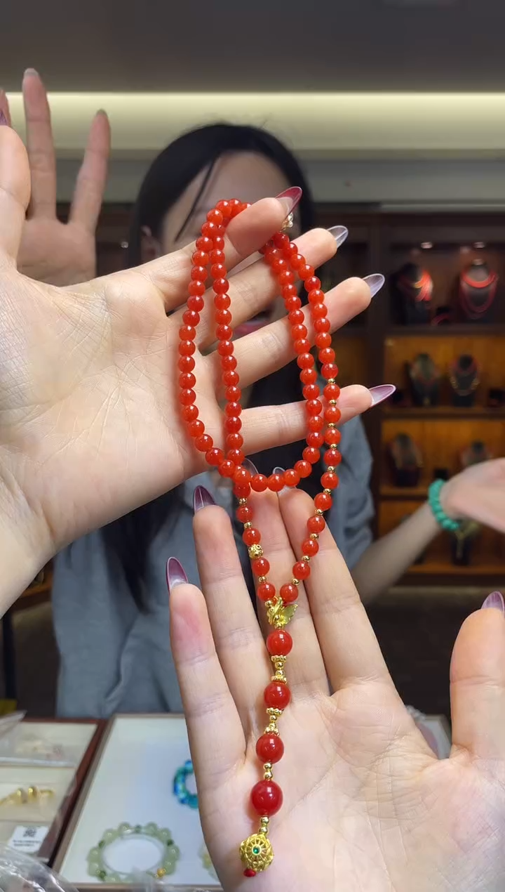 颈饰未镶嵌南红玛瑙（多样性发一件）