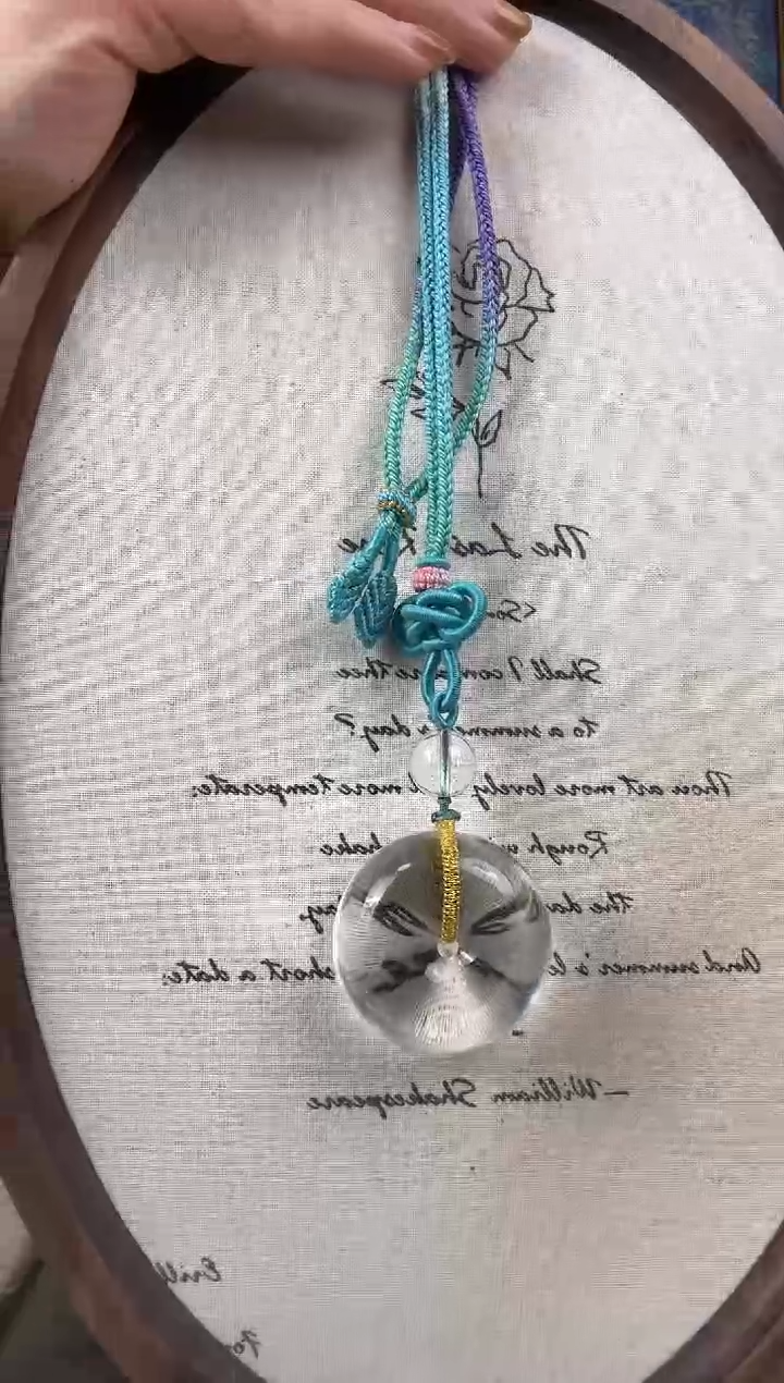 颈饰未镶嵌水晶天然吊坠