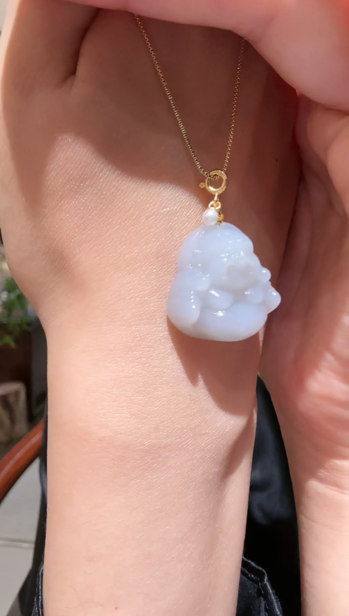 和田玉未镶嵌吊坠(不含链)1