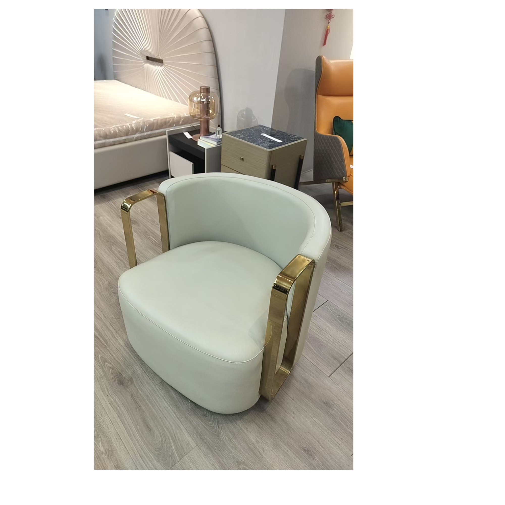 双扶手休闲单椅A