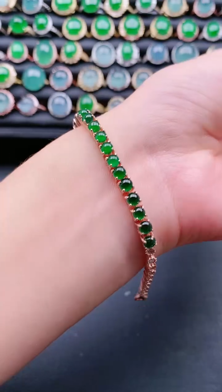 【闪购商品】翡翠戒指银S925镶嵌111111