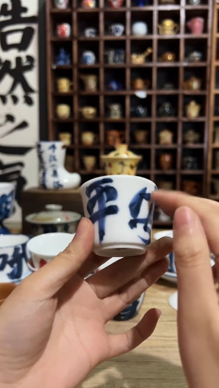 【闪购商品】观云听雨原创手绘茶具