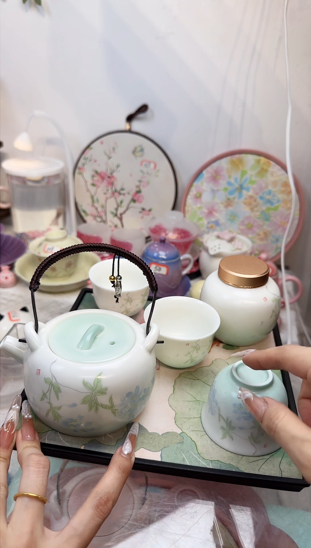 这里女生茶具很粉嫩通用链接111