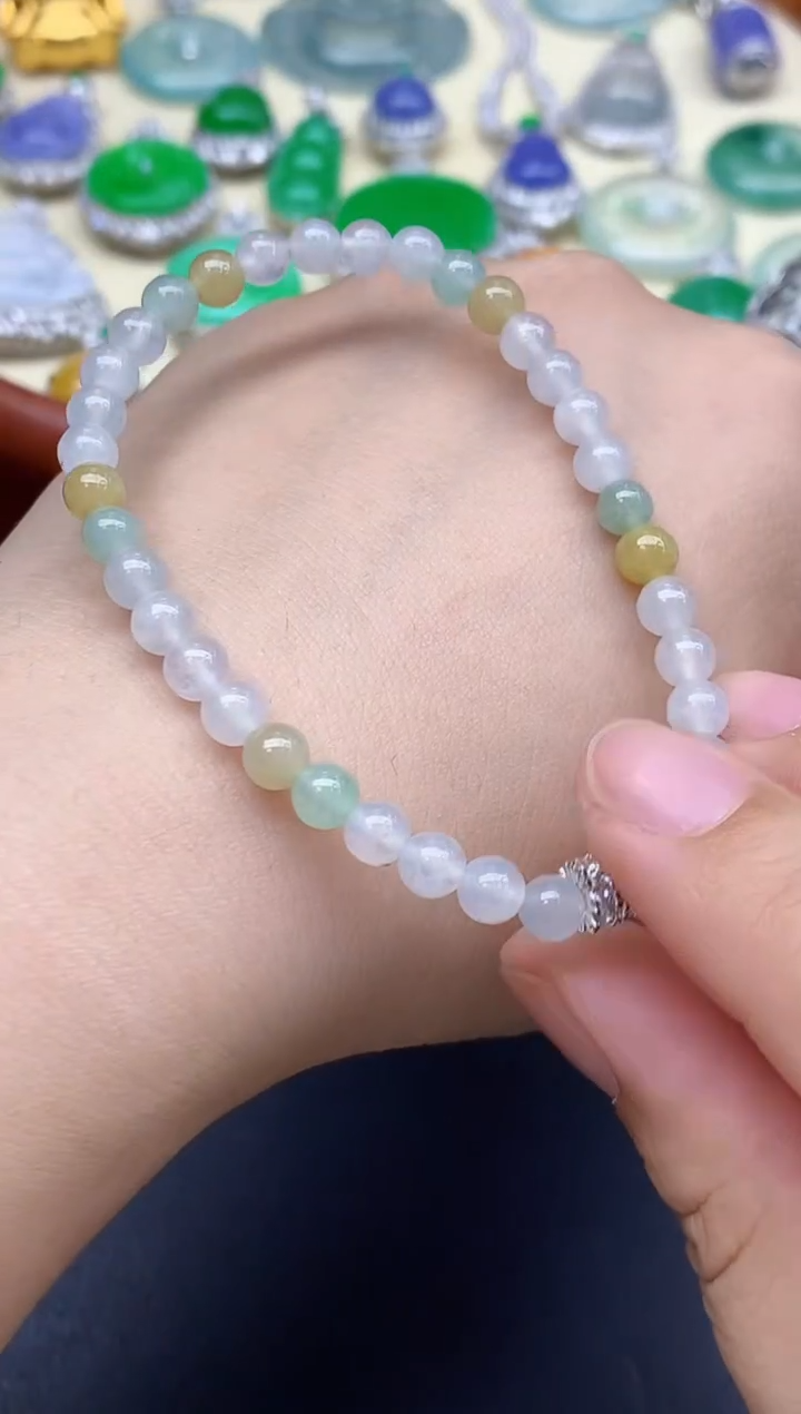 未镶嵌手链翡翠244-中国好珍宝