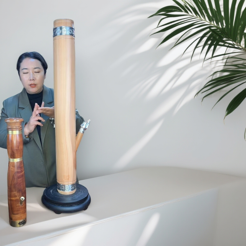 【涂沙 2箍大号】穆老爹大号非遗品牌 水筒工艺品