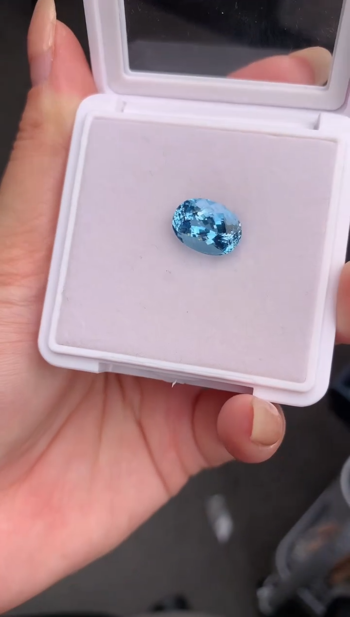 【闪购商品】海蓝宝石裸石未镶嵌5.2ct海蓝宝