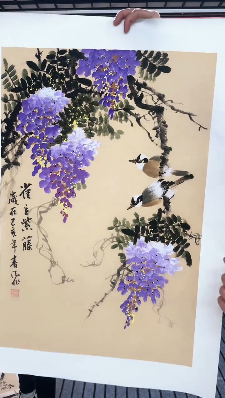 精品国画花鸟作品