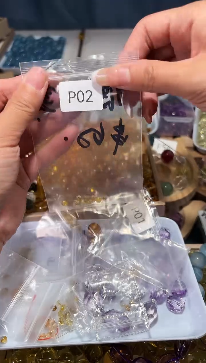 未镶嵌手串水晶知**乐P029个黄塔貔貅加9颗金发拍10