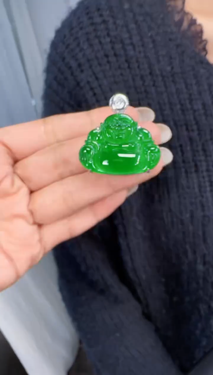 未镶嵌定制翡翠翡翠吊坠115