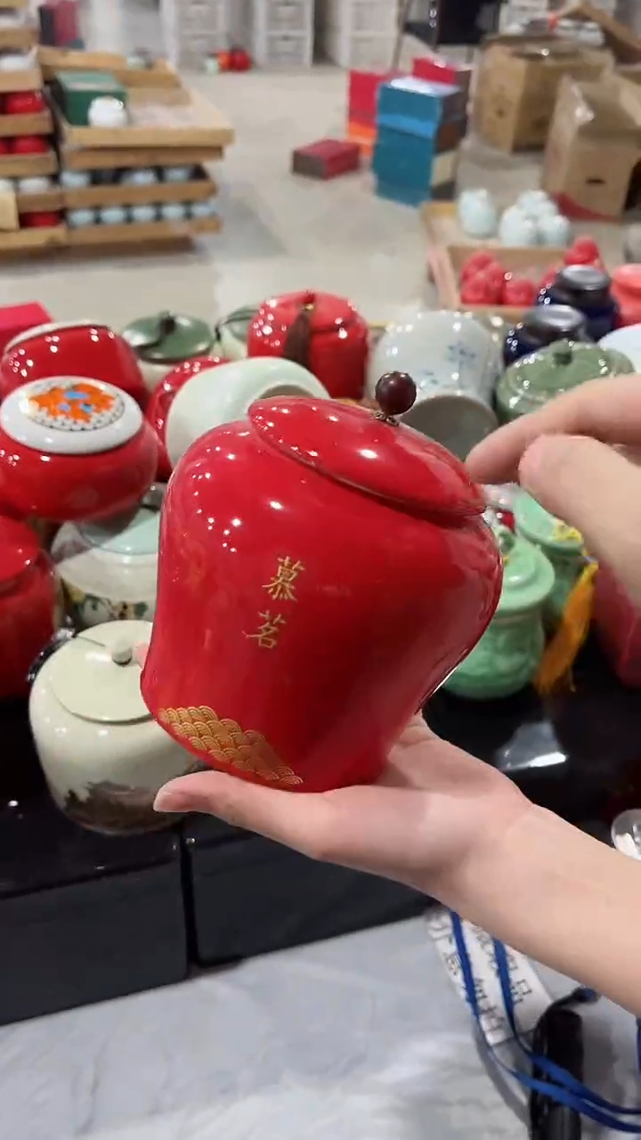 【闪购商品】陶瓷茶叶罐存茶罐密封罐