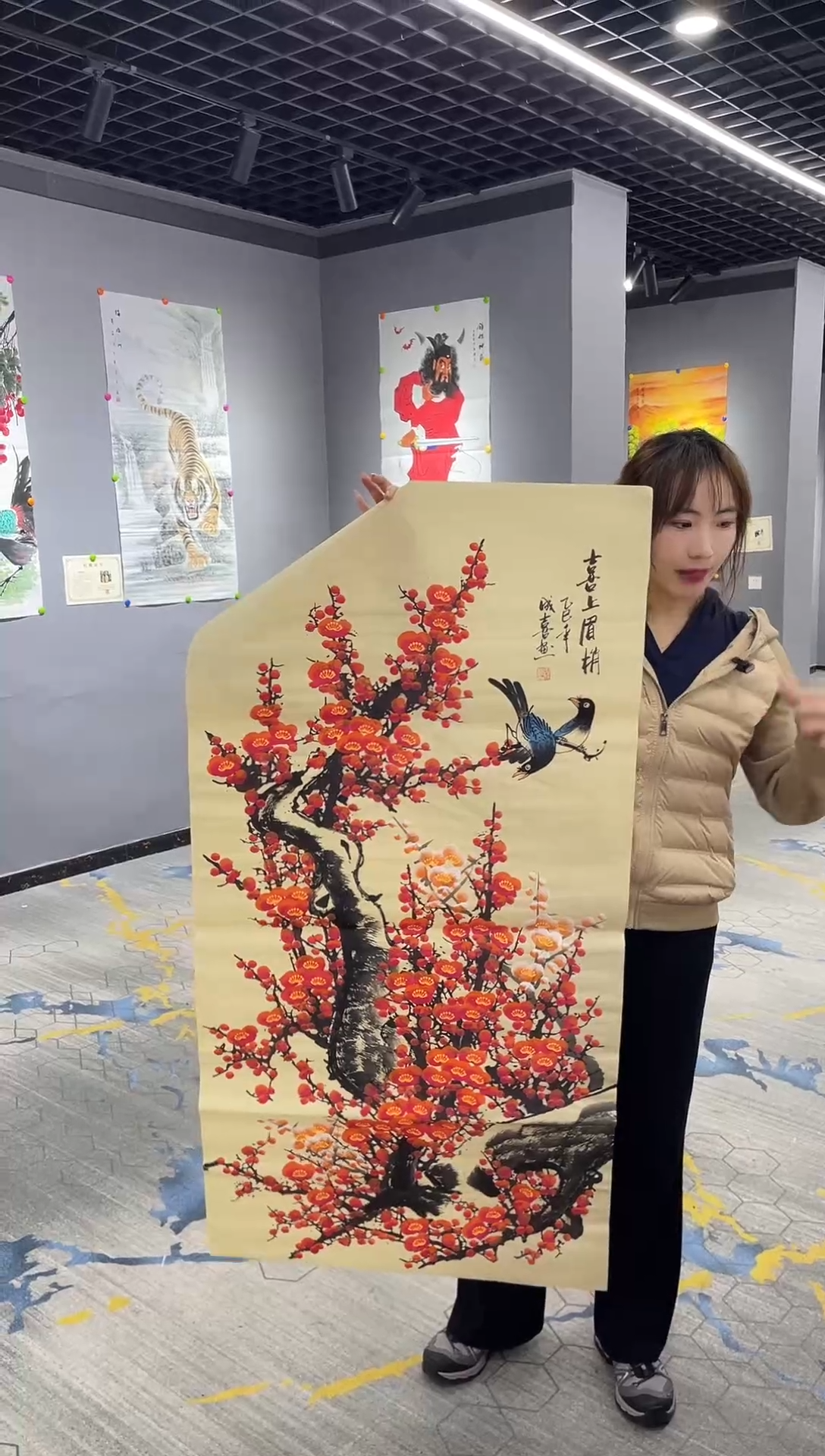 竖款年画艺术作品欣赏D31