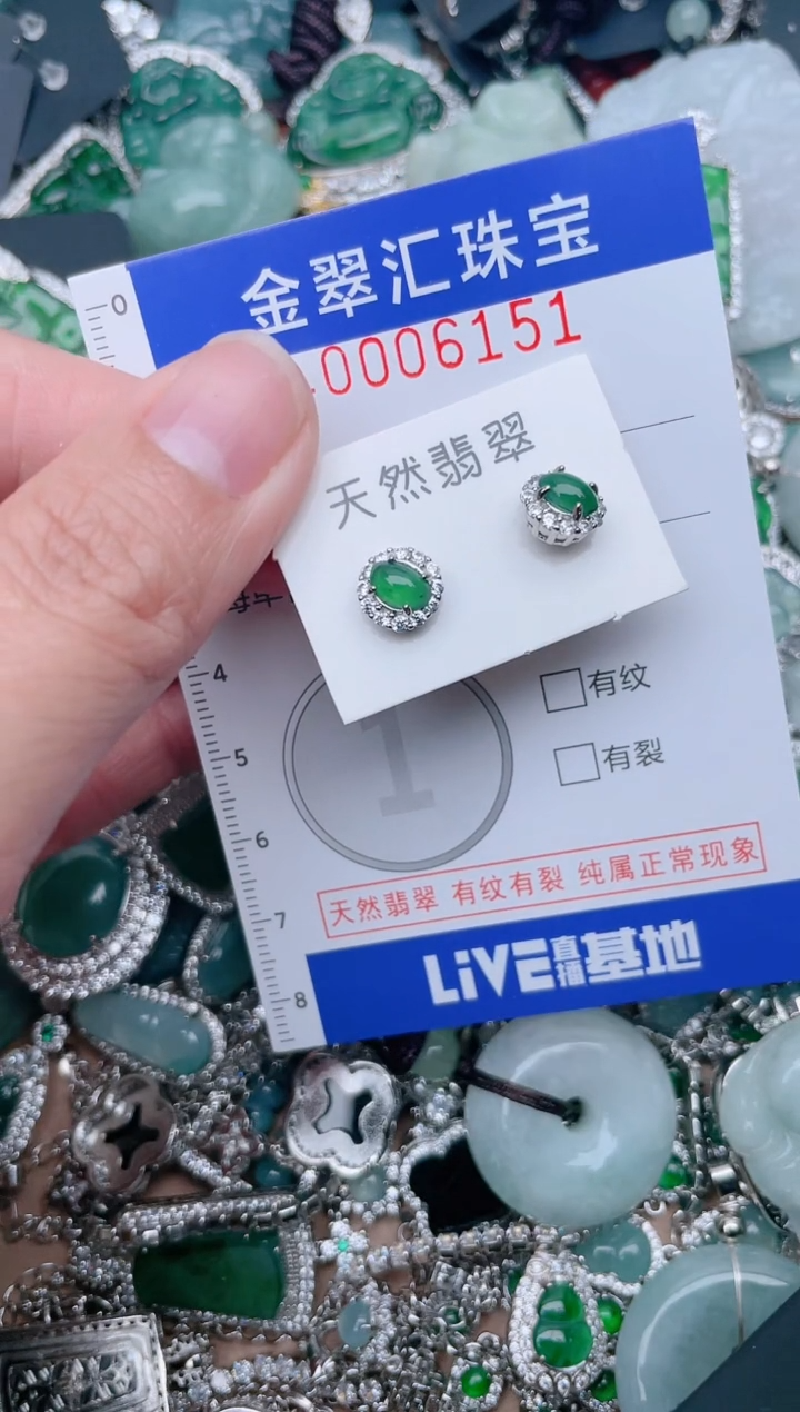 【闪购商品】翡翠颈饰未镶嵌6151....1