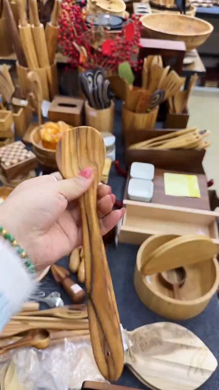 闪购木制品 橄榄木汤勺搅拌勺
