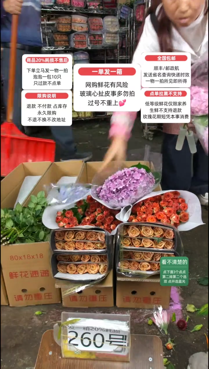 20%耗损发一箱❤号260