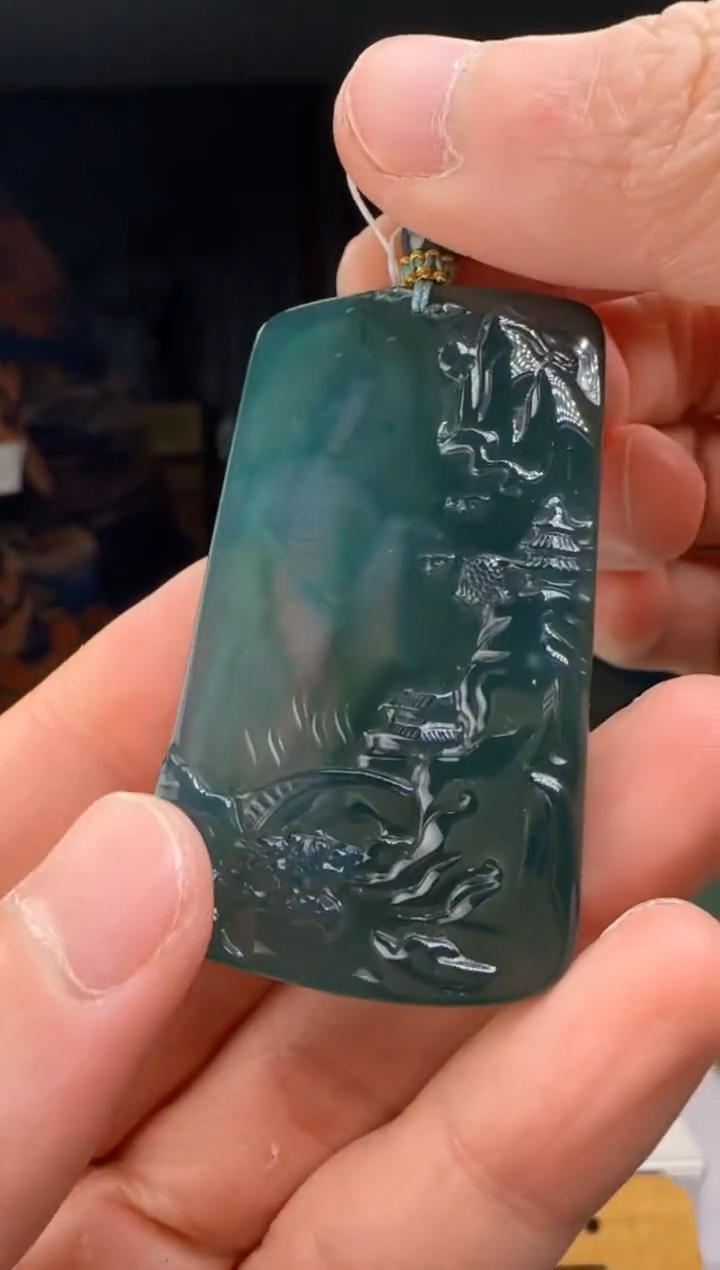 【闪购商品】翡翠吊坠(不含链)未镶嵌DY@@WS50208H025