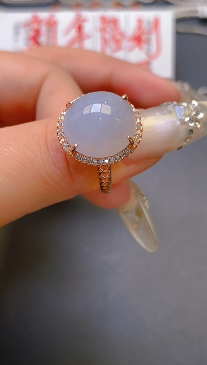 【闪购商品】翡翠耳饰银S925镶嵌天然A货翡翠1