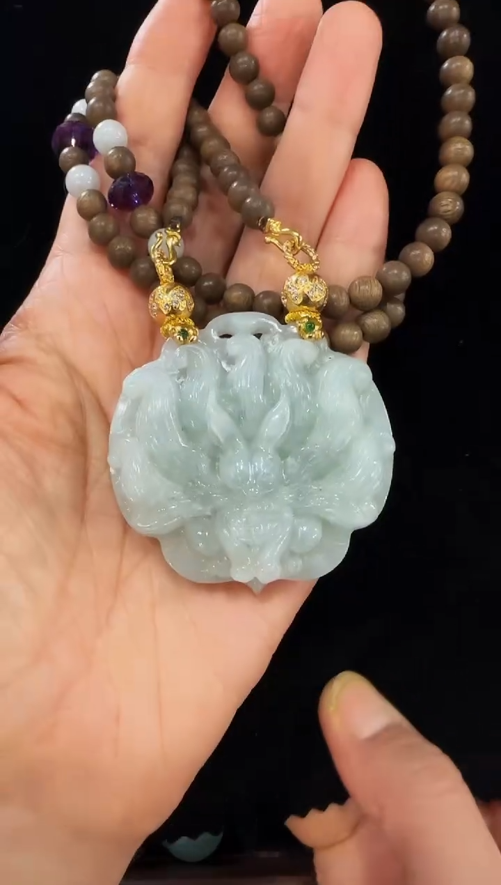颈饰未镶嵌翡翠国风