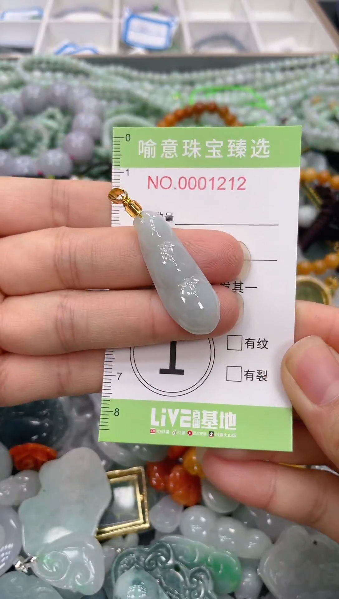 颈饰未镶嵌翡翠012