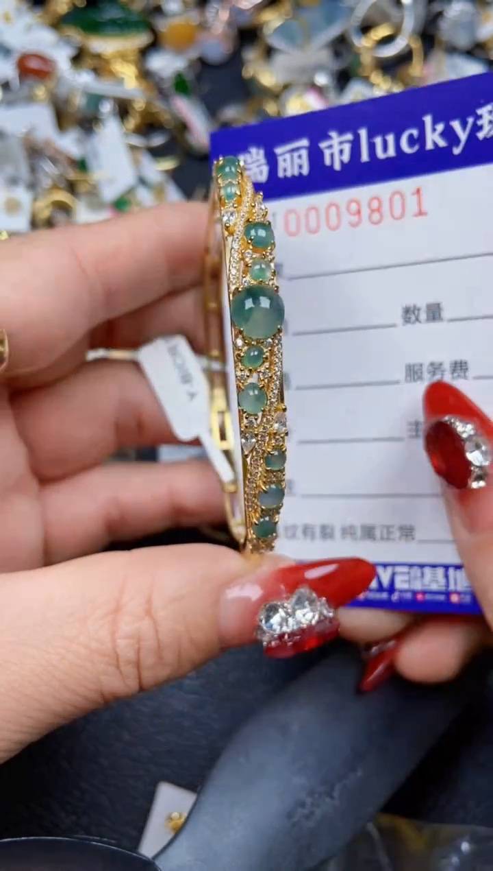 【闪购商品】翡翠颈饰银S925镶嵌9801