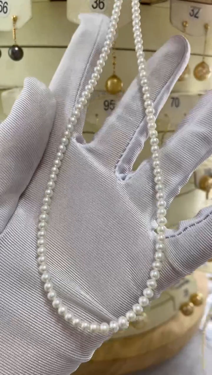 【闪购商品】淡水珍珠项链未镶嵌小米链