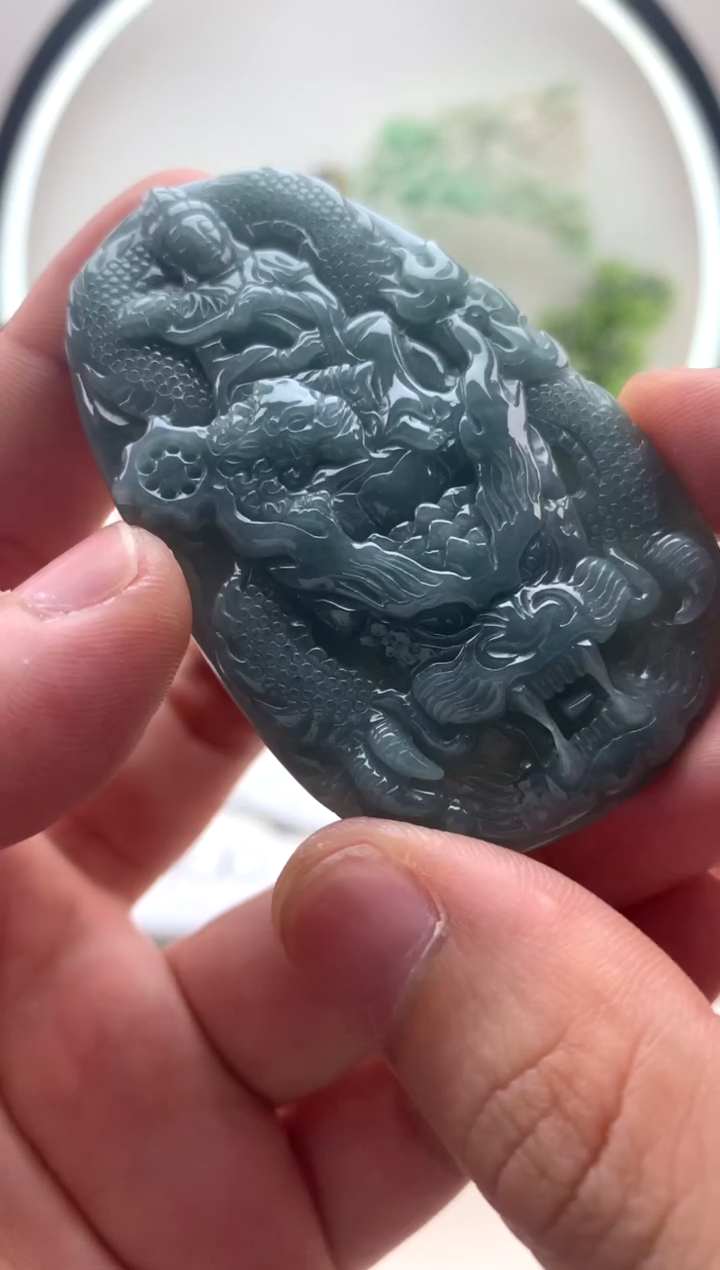 颈饰未镶嵌翡翠文殊