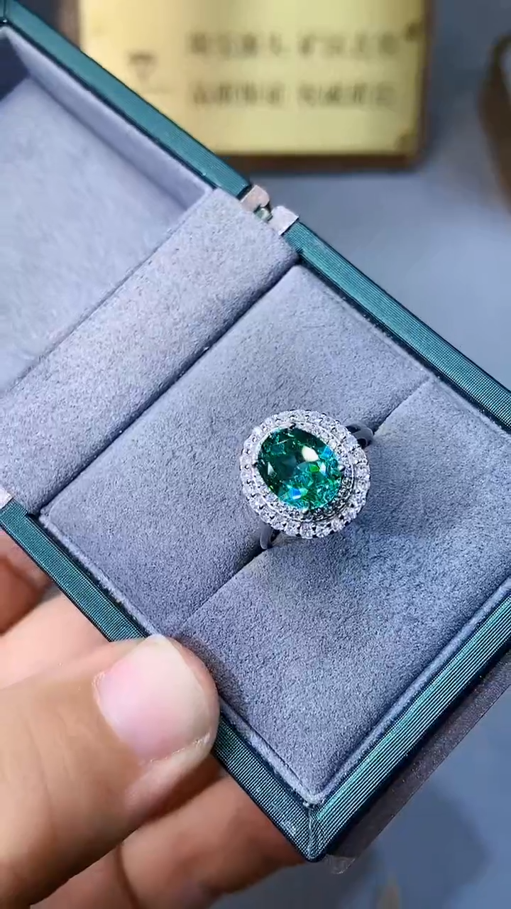 【闪购商品】托帕石戒指银S925镶嵌54