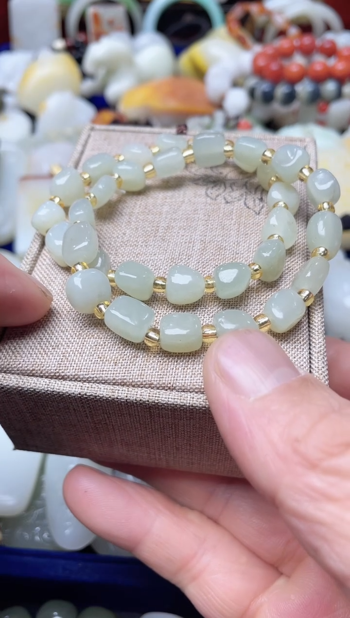 【闪购商品】和田玉挂件未镶嵌手串/多样性单个发