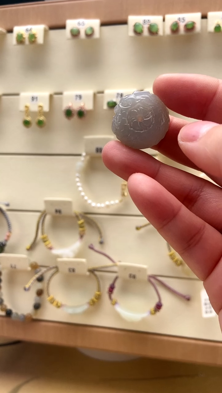 【闪购商品】和田玉颈饰未镶嵌盘龙扣吊坠