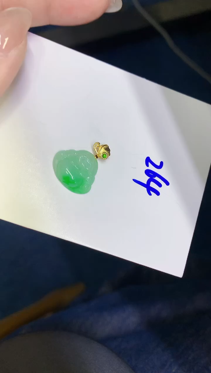 颈饰未镶嵌翡翠缅甸天然翡翠A货