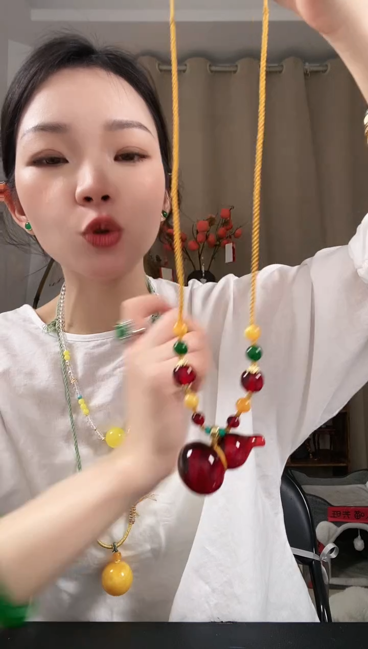 【闪购商品】琥珀颈饰未镶嵌E330EEEEE
