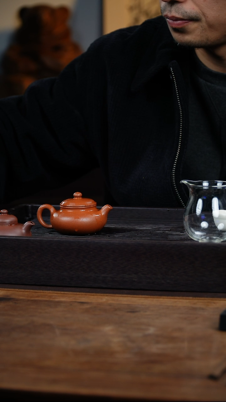 【闪购商品】紫砂茶壶100cc 小仿古 朱泥