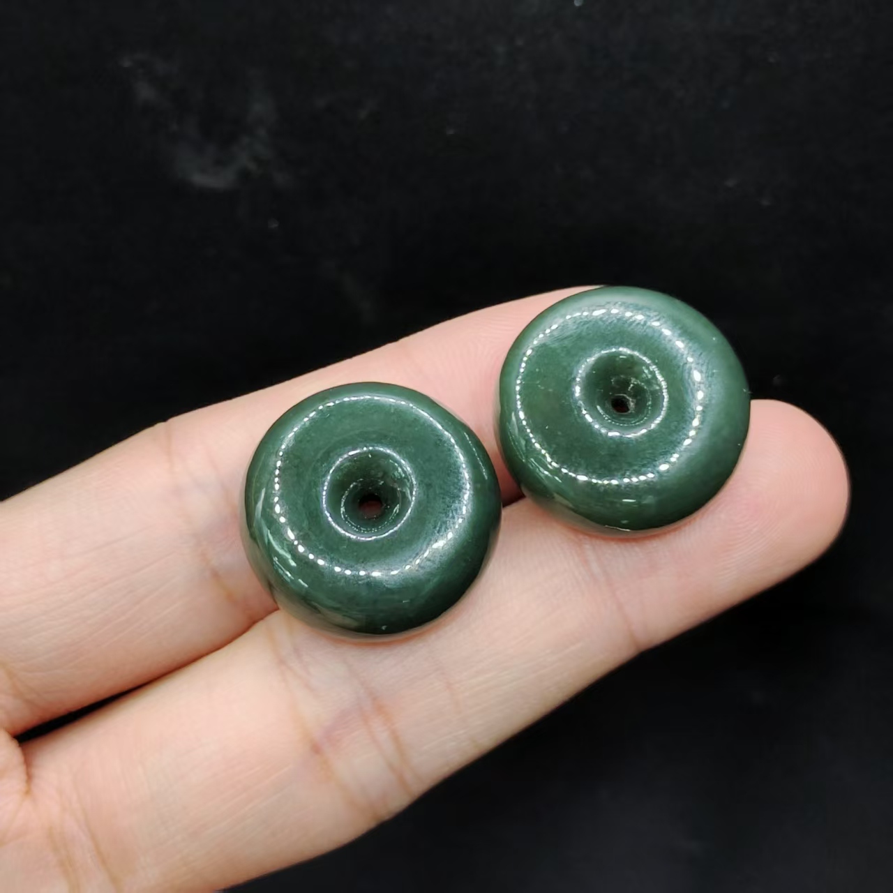 【老三珠宝】和田玉平安扣吊坠赠绳子X1【多样性发其一】约34-9mm