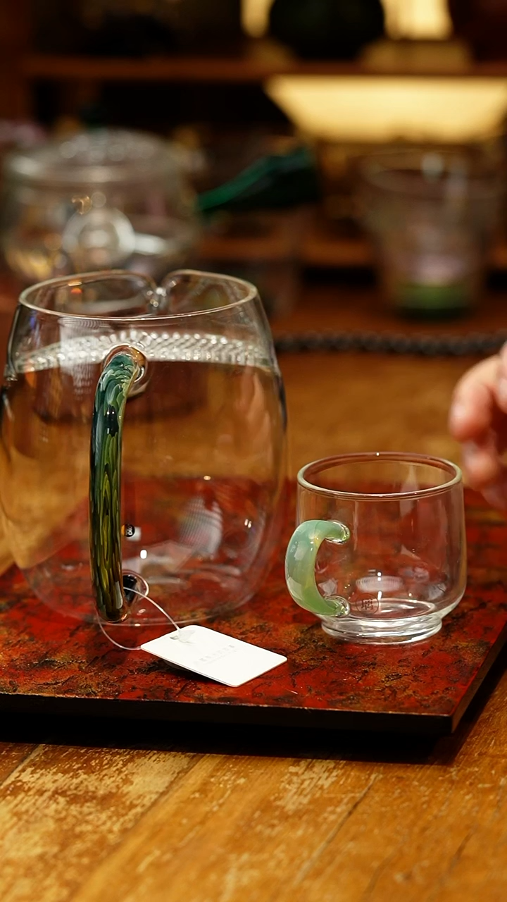 【闪购商品】禾器/澄然煮茶器（凤尾青绿）+水月杯青玉