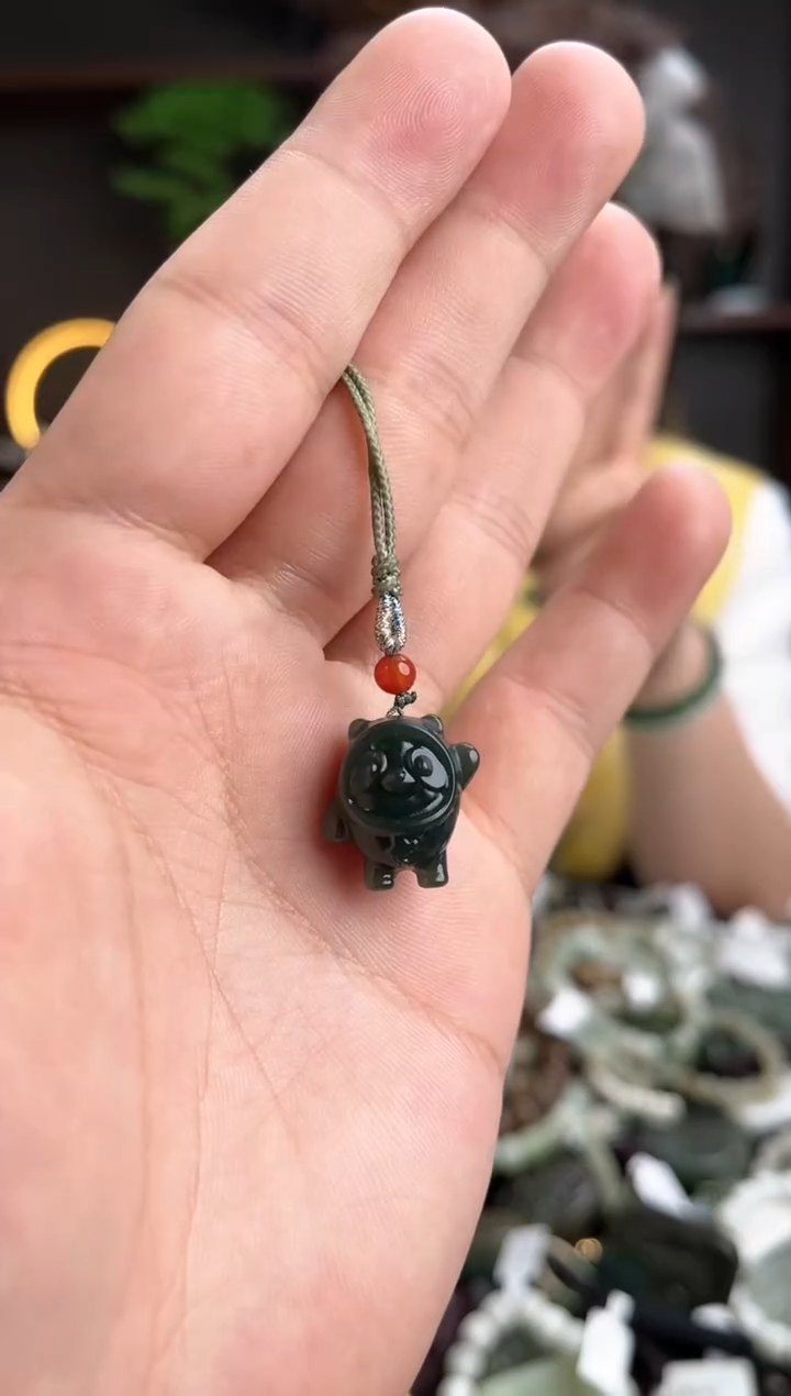 和田玉未镶嵌颈饰多样性发货，一物一拍