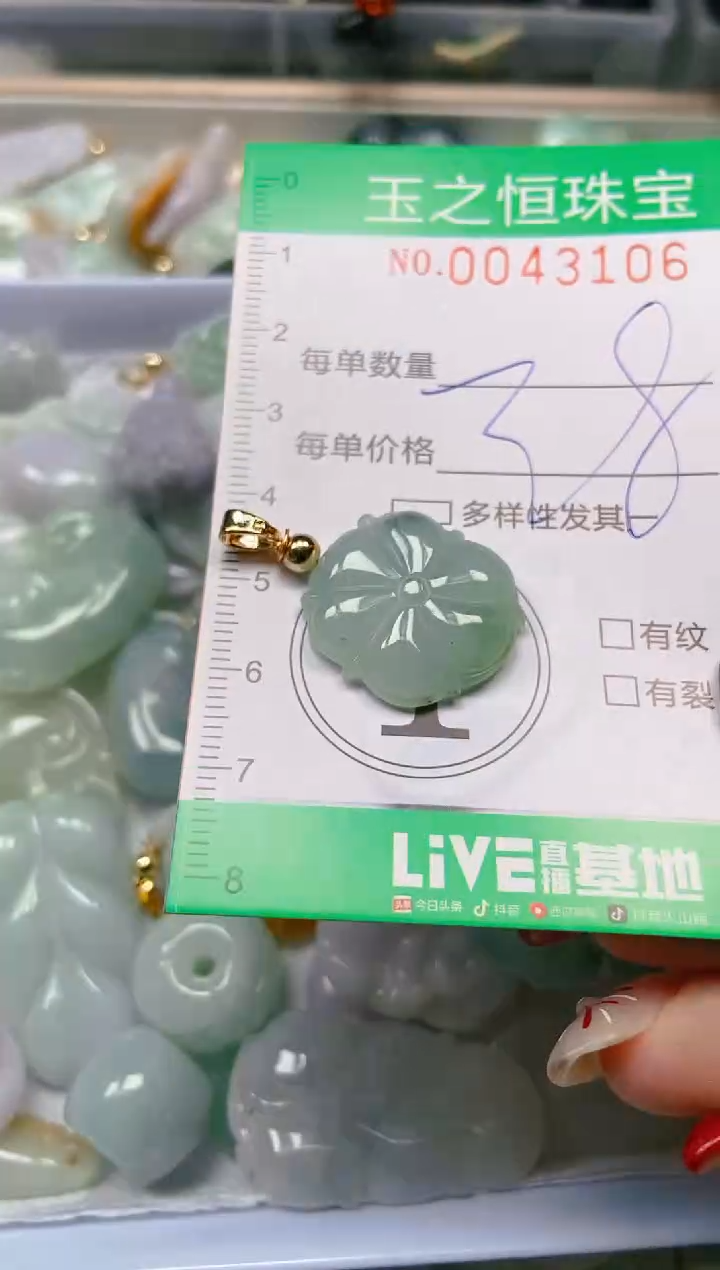 【闪购商品】翡翠颈饰未镶嵌闪购0043106