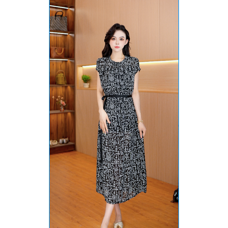 4299-3【甲骨文】新款女士连衣裙