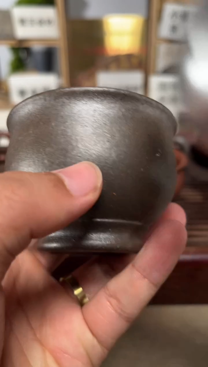 茶壶紫砂底槽柴烧杯