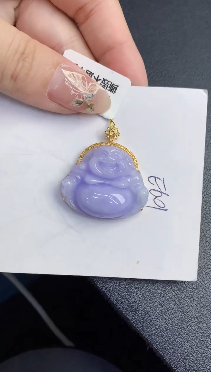 【闪购商品】翡翠颈饰18K金镶嵌00000000000