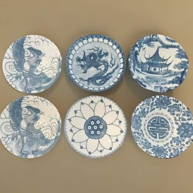 斗笠六杯陶瓷家用1107