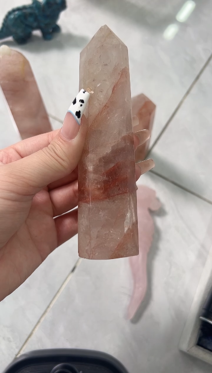 未镶嵌珠宝半成品水晶宇*鱼M967 约13.2cm