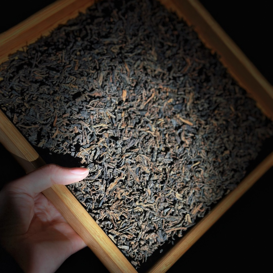 2010年一特料散茶350g 普洱茶  熟茶