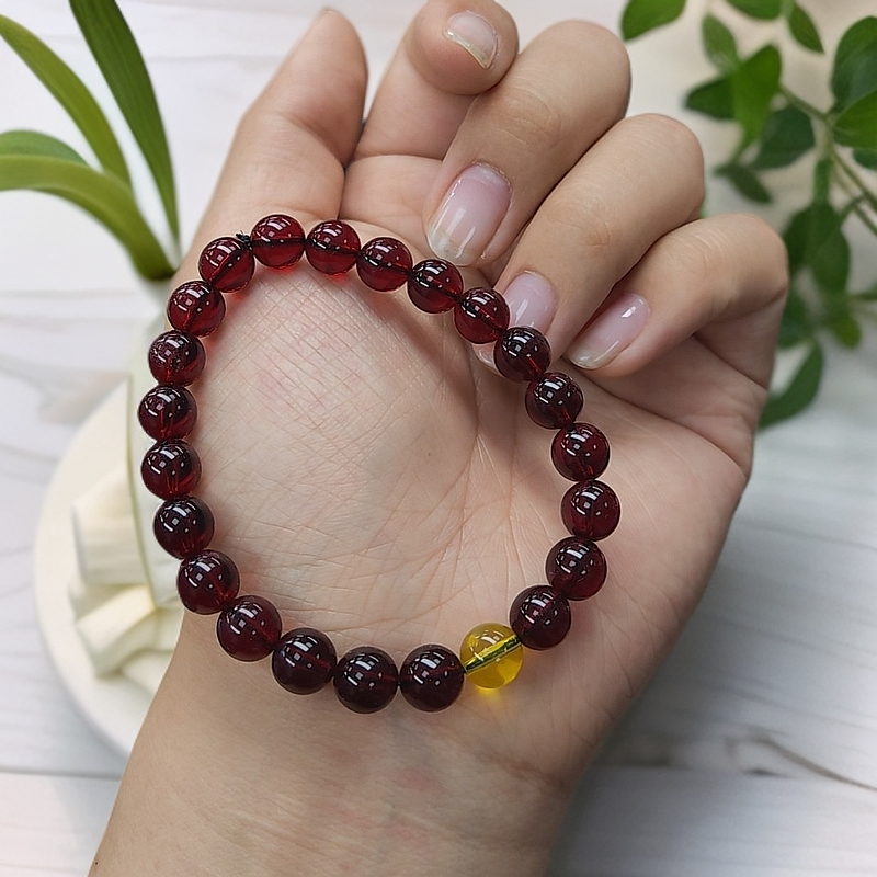 高品质血泊8毫米单圈手串