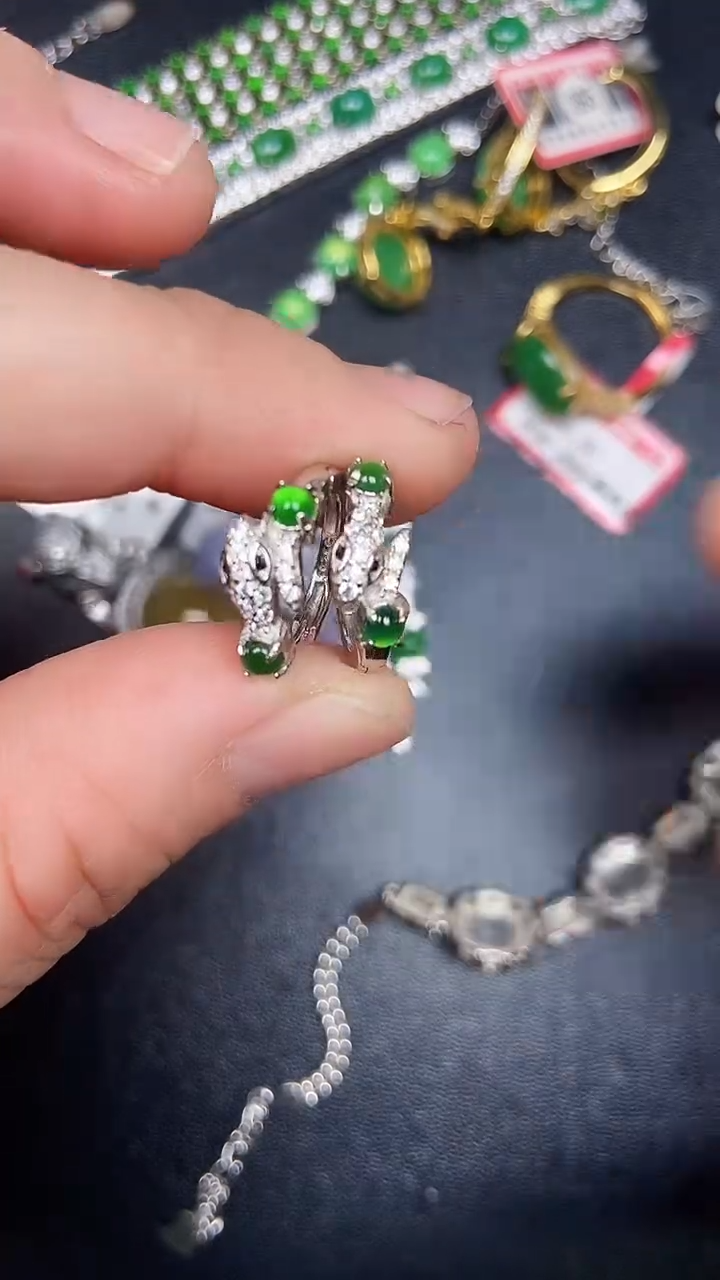 银S925镶嵌戒指翡翠1930